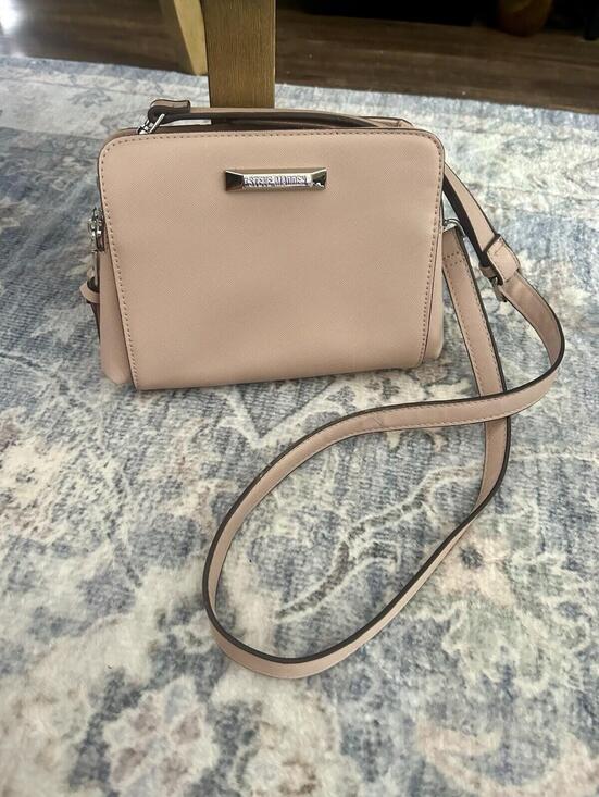 Steve Madden Handbags - Steve Madden Pale Pink Women’s Crossbody Handbag W/Adjustable Strap
